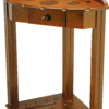 Deluxe 8 Cue Floor Rack w/ Drawer - Honey